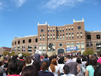 Joe Biden addressing the crowd