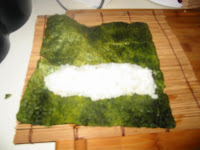 Soy sauce and wasabi for dipping