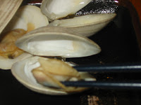 Empty plate after finishing the sushi
